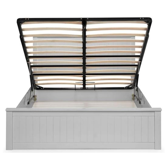 Maine Grey Ottoman Storage Bed - Sizes Available